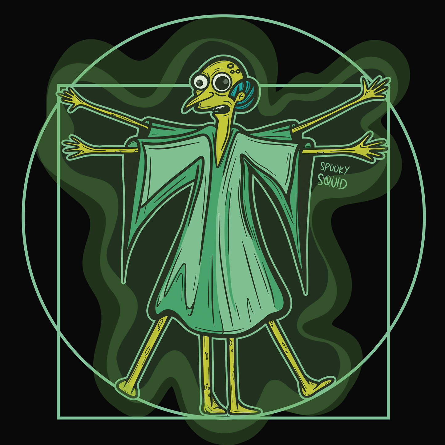 Vitruivian Mr Burns