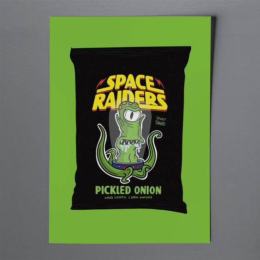 Space Raiders KODOS Print