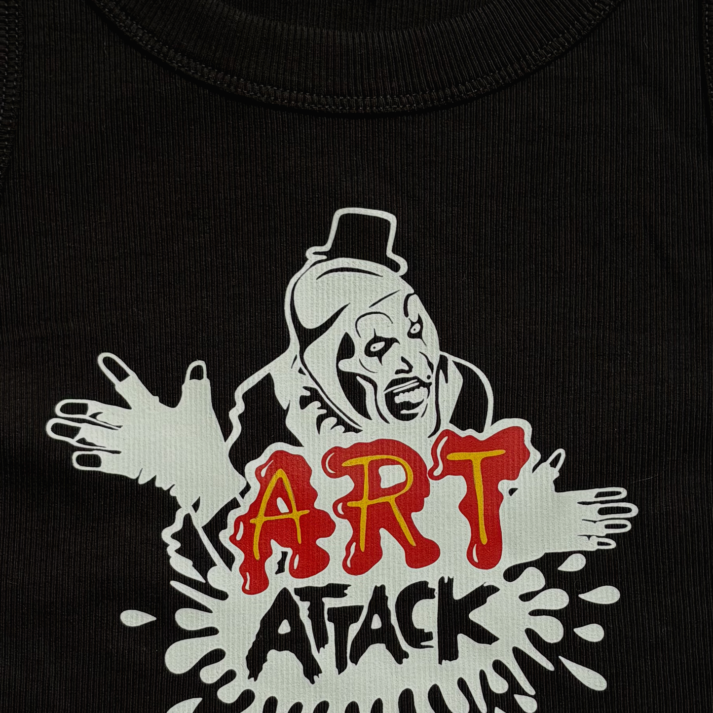 Art Attack Rib Crop Tank