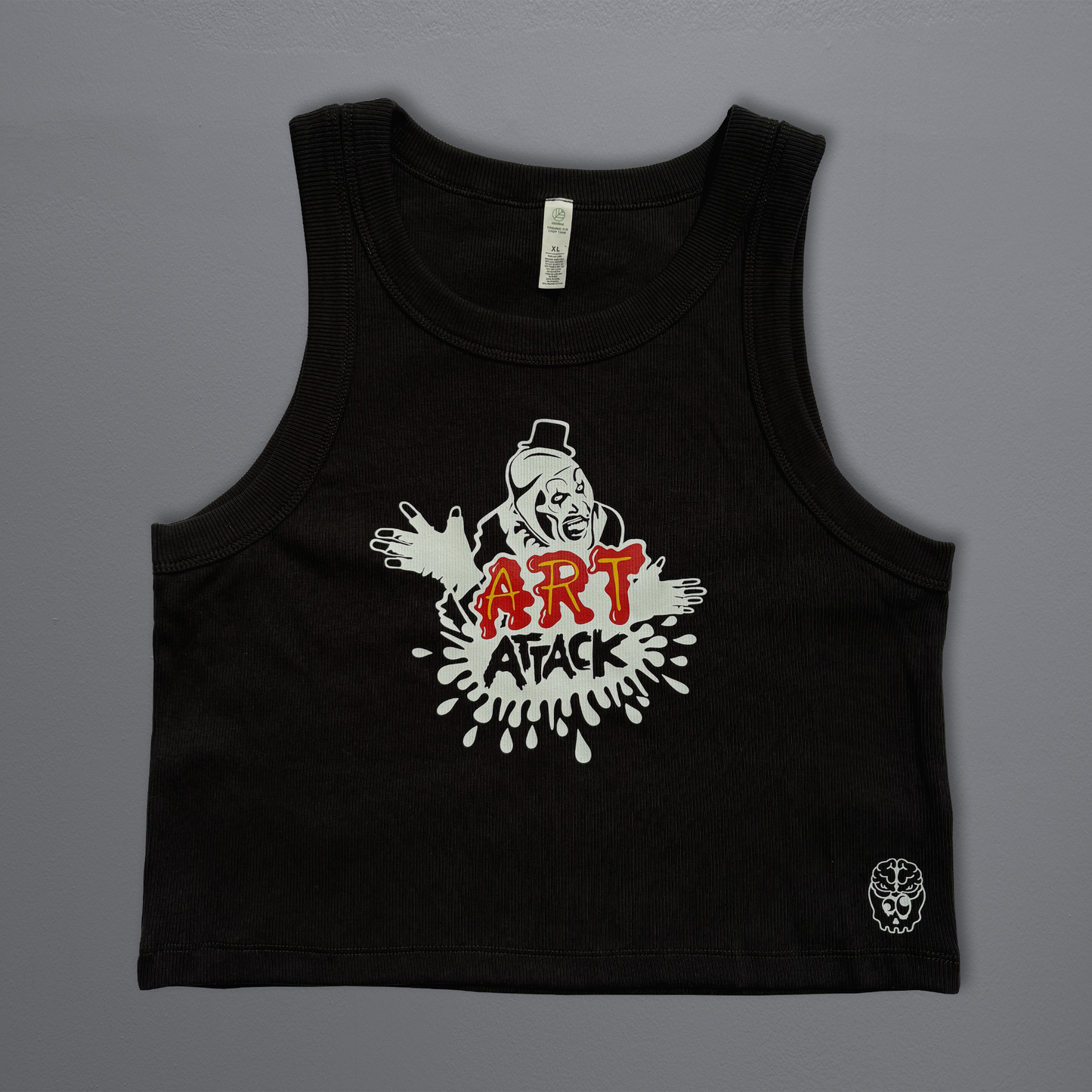 Art Attack Rib Crop Tank