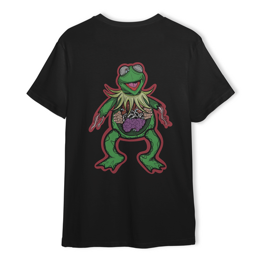 Autopsy Frog – Dark Cartoon Horror T‑Shirt