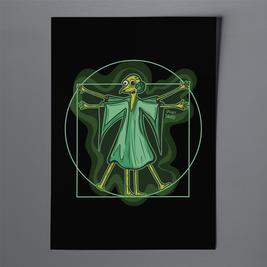 Vitruivian Mr Burns