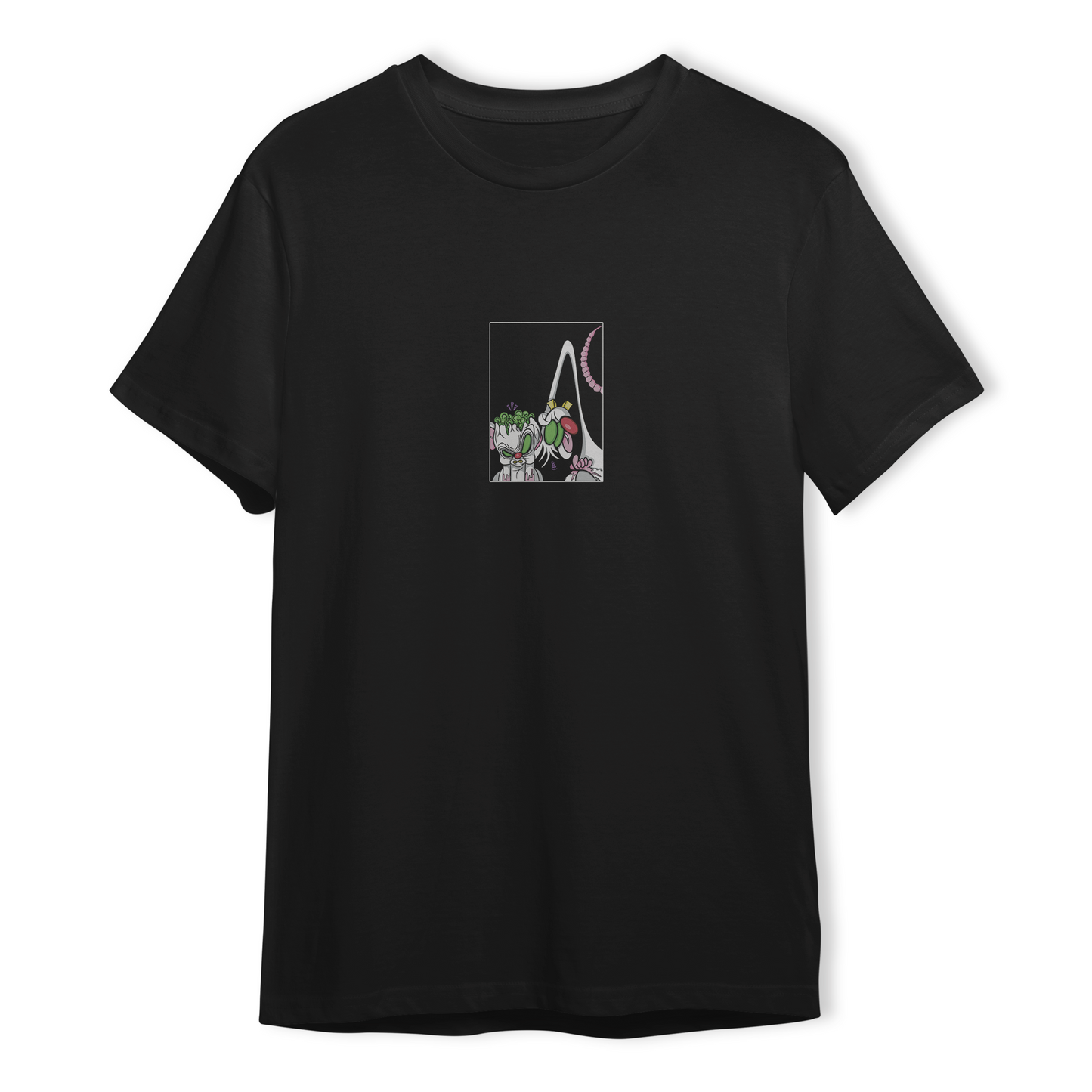 NARF -  Pinky and the Brain - Black T-shirt